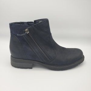 Like New Earth VTG Jordan Booties Sz 8.5 Navy Blue